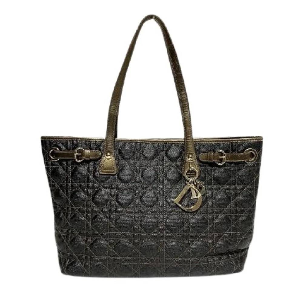 Dior Vintage Pre-owned Panarea Tote Bag - Vintage - Dame - Brun - ONE SIZE - Uld