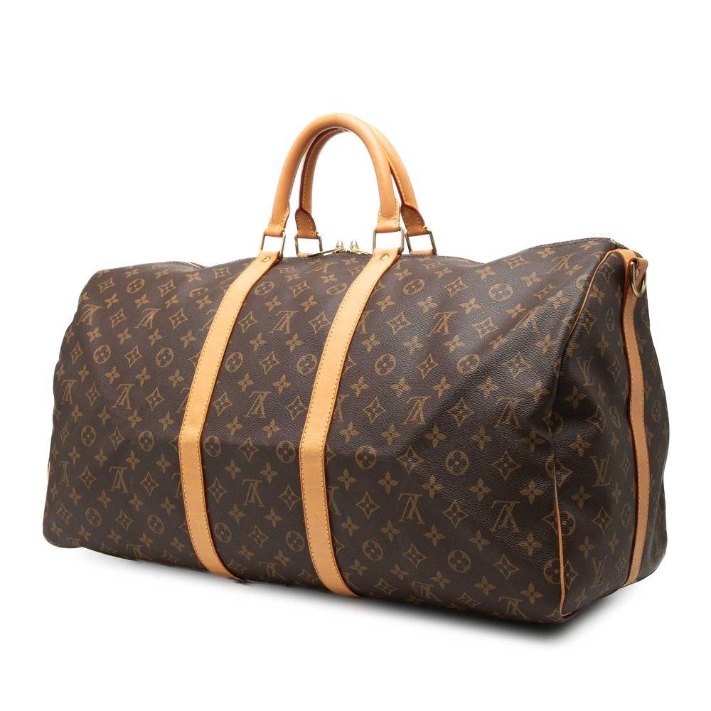 Louis Vuitton Vintage Keepall Stl. - Handväskor Från Magasin - Brown (L 30cm x W 56cm x D 25cm)