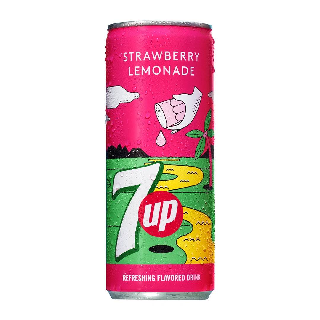 7UP Strawberry Lemonade 330ml