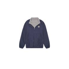 Aquascutum, Jakke, Herre, Blå, M, Uld, Vendbar sømandsjakke med justerbar hætte