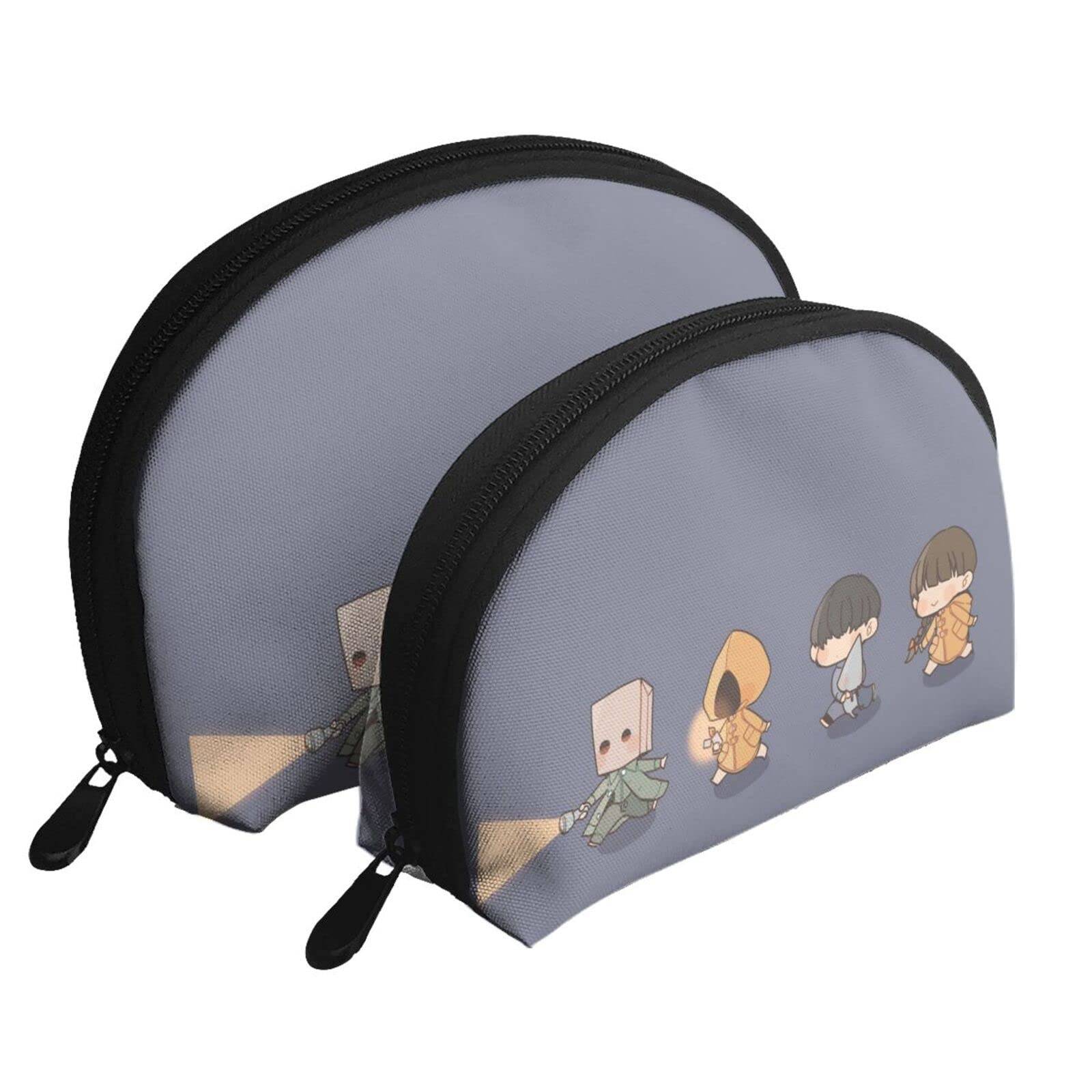 [JMI] Little Nightmares Coin Purse with Pouch, Storage Pouch, Wallet, Portable, Functional, Large Capacity, Waterproof Shell Pouch, Parent-Child Pouch