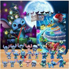 2023 Julekalender Grænseoverskridende Julekalender Juleblindboks 24 Dages Nedtællingskalender Blindboks Stitch B