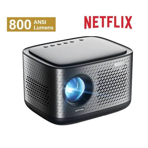 [Netflix 1080P] Ultimea Apollo P50 Projector, 700 ANSI, Native 1080P, Dolby Audio, Auto Screen Adaptation, Auto Focus, Object Avoidance, WiFi 6, Bluetooth 5.3