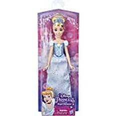 Disney Princess Royal Shimmer Cinderella-docka, docka med kjol och tillbehör, leksak för barn från 3 år