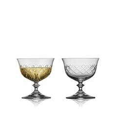 Lyngby Glas Eaton champagneskål klar 2 stk 28 cl