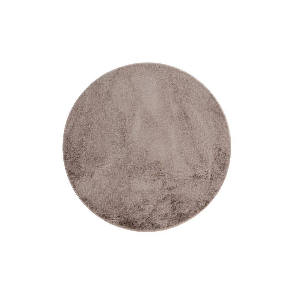 Ryggtæppe Heaven Rund - 160x160 cm, Taupe
