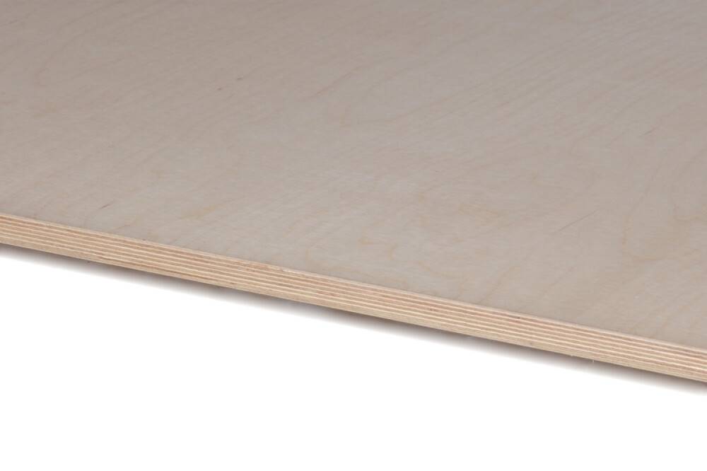 Birkekrydsfiner S/BB 15 mm pr m²