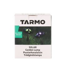 Tarmo Havelampe solar 37cm Svamp