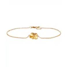 FLORA DANICA FIRKLØVER 18 KARAT GULD ARMBÅND – FLC-BR-18K-G