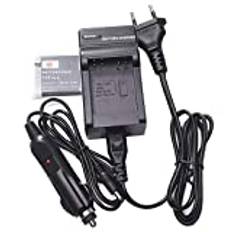 DSTE® Ersättningsbatteri och DC23E reseladdare kompatibel med Canon NB-6L NB-6LH PowerShot SX170 is SX510 SX600 SX710 SX610 SX275 HS IXY 110 is IXY 25 is IXUS 85 is IXUS 95 is IXUS 105 200 210 is