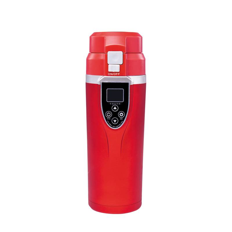 Bil bärbar elektrisk resa värmekopp 12-24v 350ml hållbart kaffe te kokande mugg vattenkokare auto tillbehör bil vattenkokare
