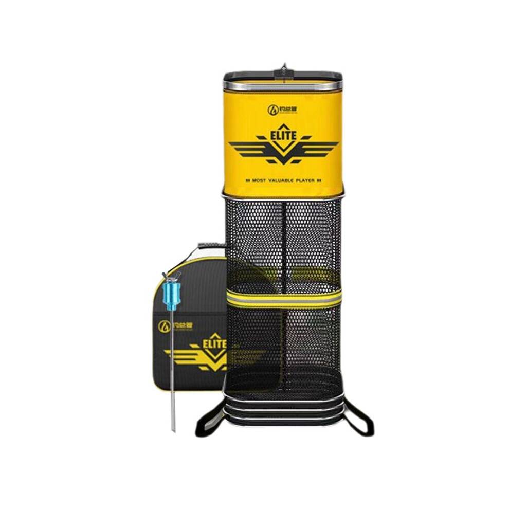 ELITE Thickened Portable Square Glued Fish Protection Net, Square Fishing Net for Wild Fishing, Fishing Net Bag 31x2.5m