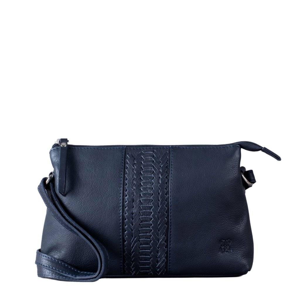 Lakeland Leather Eden Womens Crossbody Bag Colour: Navy Leather, Size: One Size