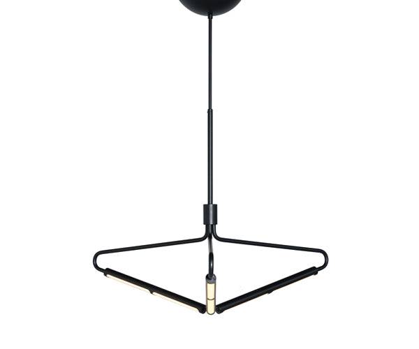 Rubn Bloomsbury Chandelier - Wide - 69-96.5cm - Black