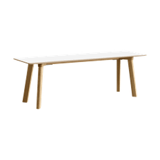 HAY CPH215 Deux 2.0 bänk 140 cm Pearl white-lacquered oak