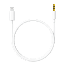 Aux-kabel för iPhone, iPhone 3,5 mm hörlursuttag Aux-kabel Lightning/UBS-C till Aux-ljudkabel för bilstereo, högtalare, hörlurar, kompatibel med iPhon - Vitt (En-Storlek,Type C)