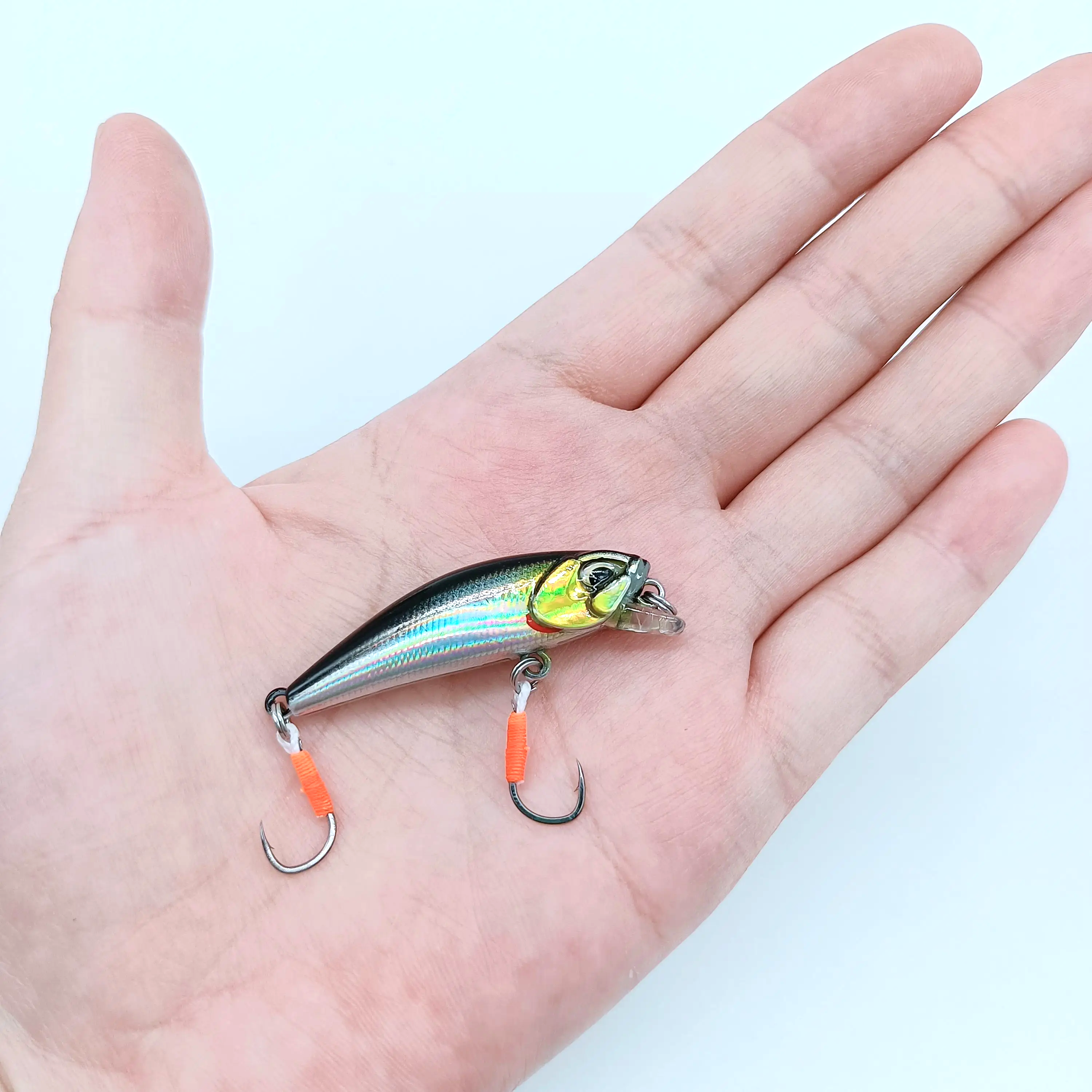 DUODUOYU 1PCS Mini Sinking Minnow Fishing Lure 3.5g/4.5cm Small Wobblers Isca Artificial Swimbait Bass Fishing Tackle