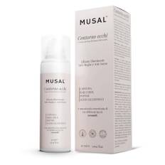 MUSAL kräm för påsar och mörka ringar, ögonkontur mot rynkor med snigelslem, hyaluronsyra och bakuchiol för män och kvinnor 30 ml