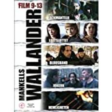 Wallander (Films 9-13) - 5-DVD Box Set ( Täckmanteln / Luftslottet / Blodsband / Jokern / Hemligheten ) ( The Container Lorry / The Castle Ruins / Bound [ NON-USA FORMAT, PAL, Reg.2 Import - Sweden ]