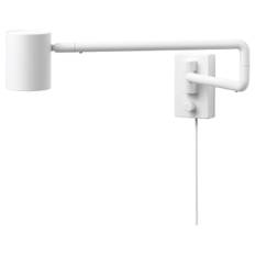 IKEA - NYMÅNE væglampe svingarm, hvid