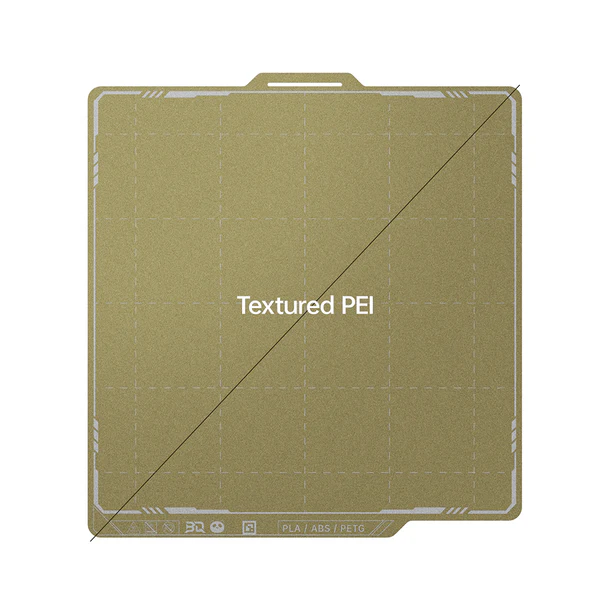 BIQU Panda Build Plate for Bambu Lab X1 serien, P1 serien & A1 - Dual Textured PEI