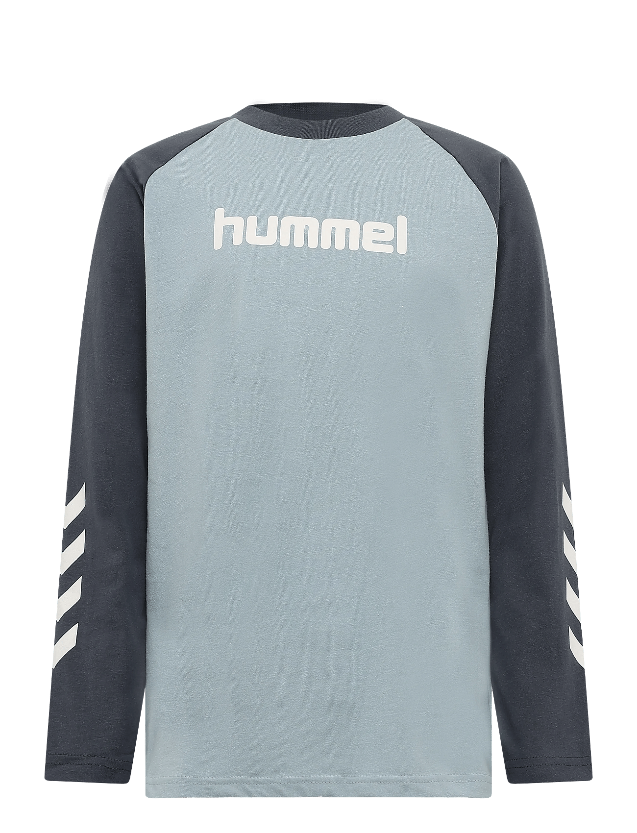 Hummel Hmljr Logo T-Shirt L/S - Blue - 158/164