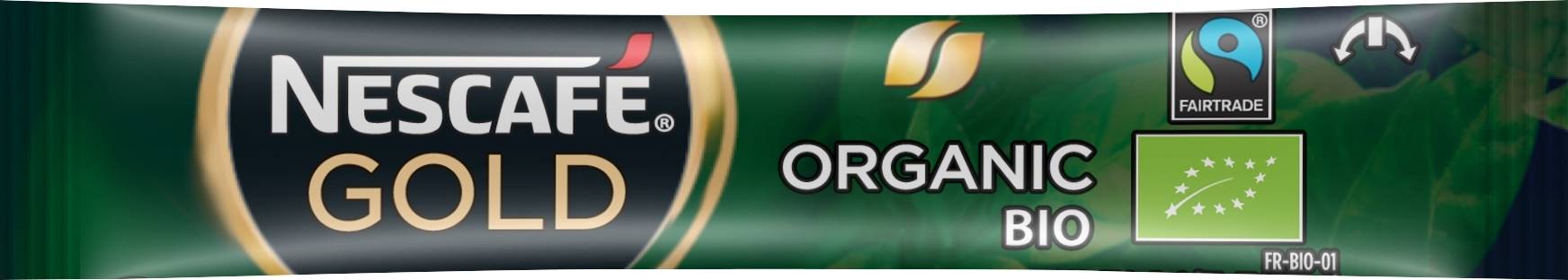Nescafé Gold Organic sticks instant kaffe, 300 stk