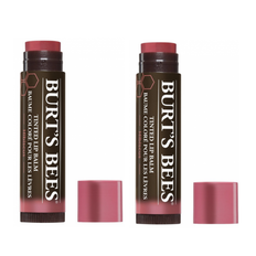 Burt's Bees - 2 x Tinted Lip Balm Hibiscus - Læbepomade - Klar til levering - Prismatch
