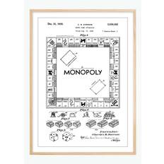 Patentritning - Monopol I Poster (21x29.7 cm (A4))