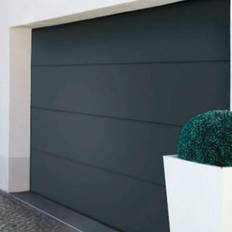 ProDoor Highline ledhejseport med automatik, træstruktur, antracit - 250 x 200 cm