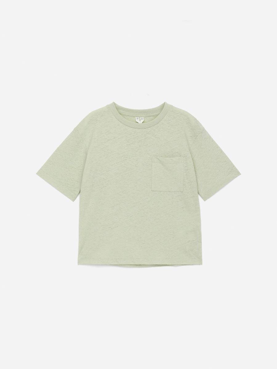 ARKET T-shirt I Bomull Och Linne -Grön, 110/116