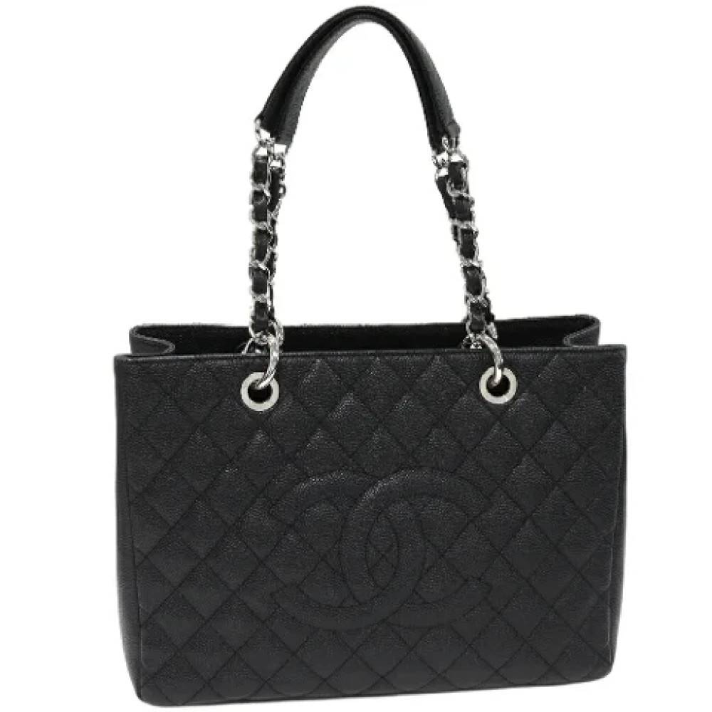 Chanel Vintage Pre-owned Laeder chanel-tasker - Vintage - Dame - Sort - ONE SIZE - Tyl
