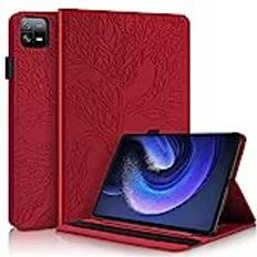 Succtopy Fodral för Xiaomi Pad 6/Pad 6 Pro 11 tum 2023, ultratunt PU-läder surfplatta, skyddande fodral, skydd, Xiaomi Pad 6 11 tum, 2023, fodral med stativfunktion för Xiaomi Pad 6 Pro 11 tum 2023,