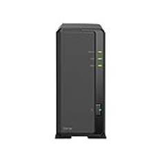 Synology DS124 1-bay-diskstation NAS (Realtek RTD1619B 4-kärnig 1,7 GHz, 1 GB DDR4 RAM 1 x RJ-45 1 GbE LAN-port) 2 TB paket med 1 x 2 TB WD Red Plus HDD (WD20EFZX - 68AWUN0)