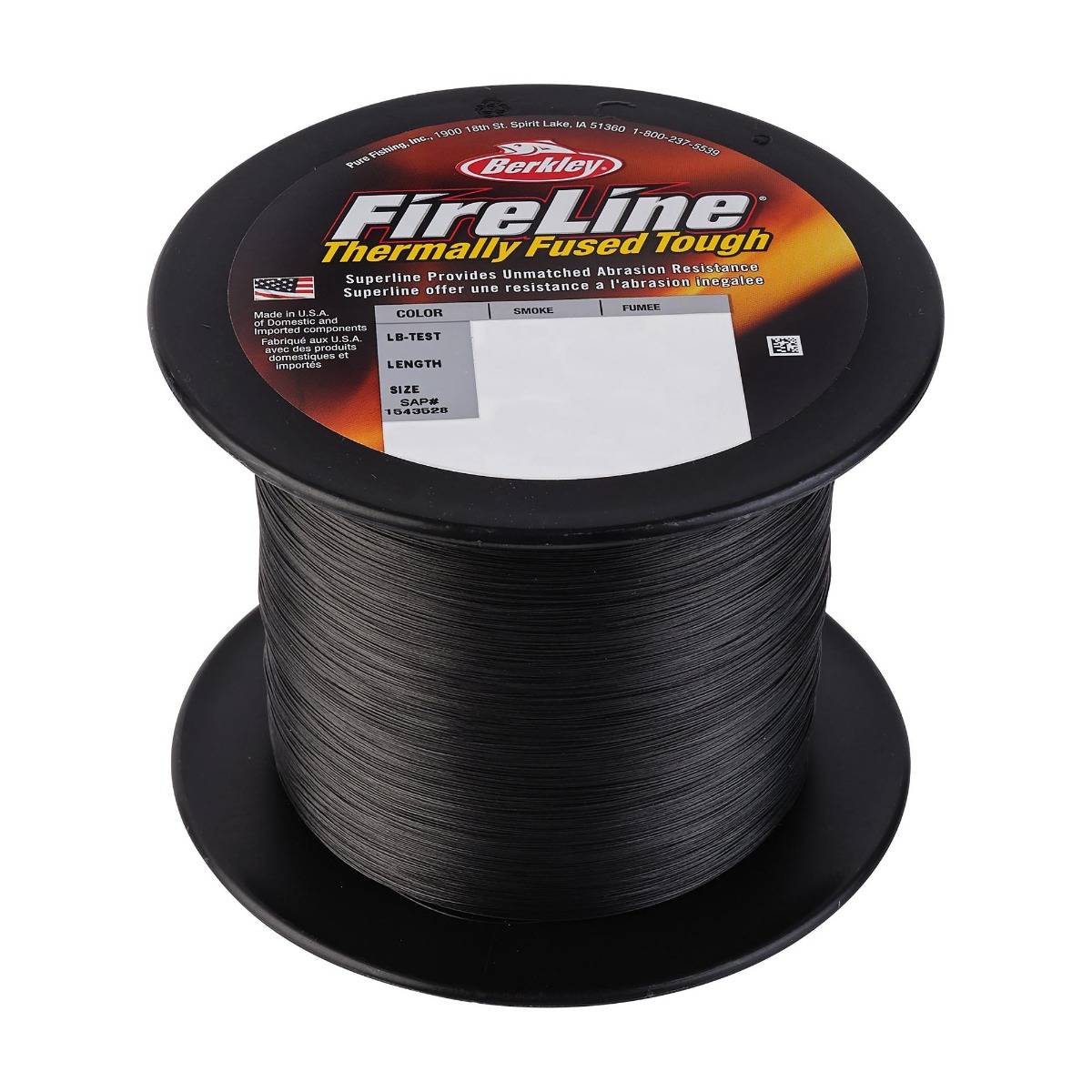 Berkley Fireline 8 Fletline Smoke - Bulk 1.800m-0,17 - 10,7kg