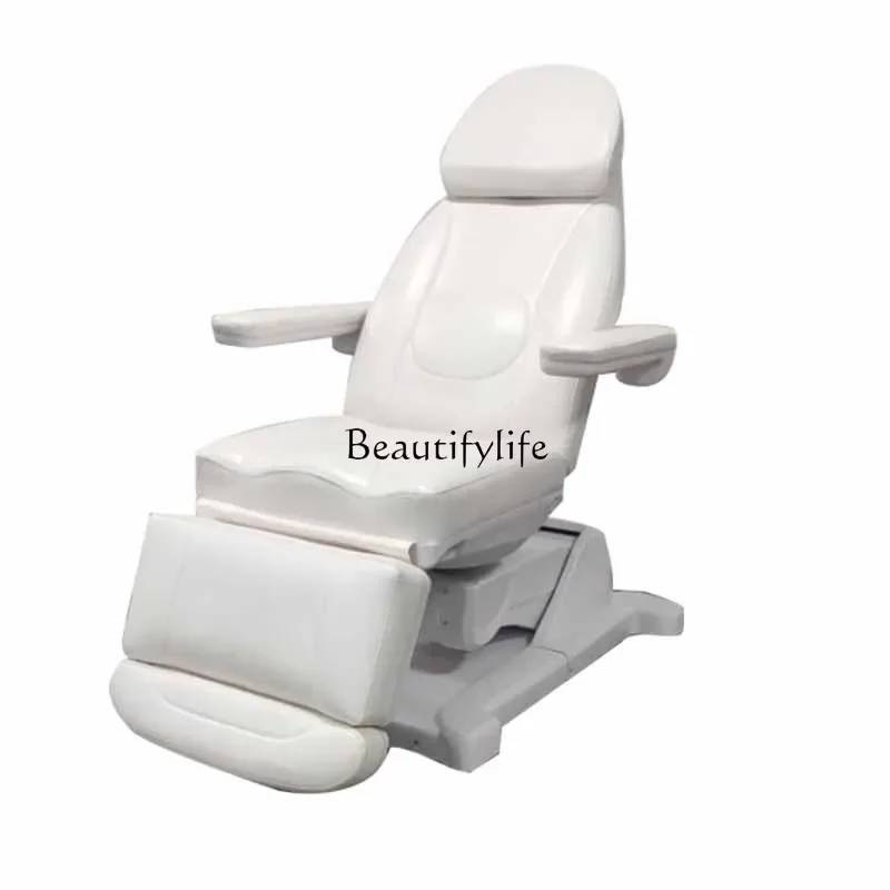 yj58 Electric Lifting Tattoo Couch Folding Tattoo Chair Rotatable Electric Beauty Bed Massage Bed