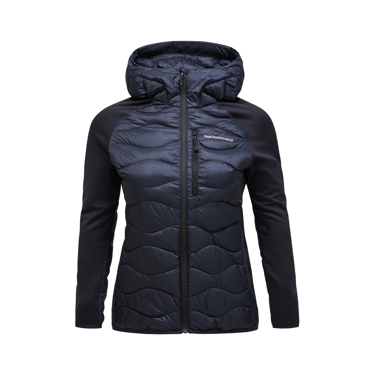 Peak Performance - Helium Down Hybrid Overgangs Jakke - Dame  - L  - Sort