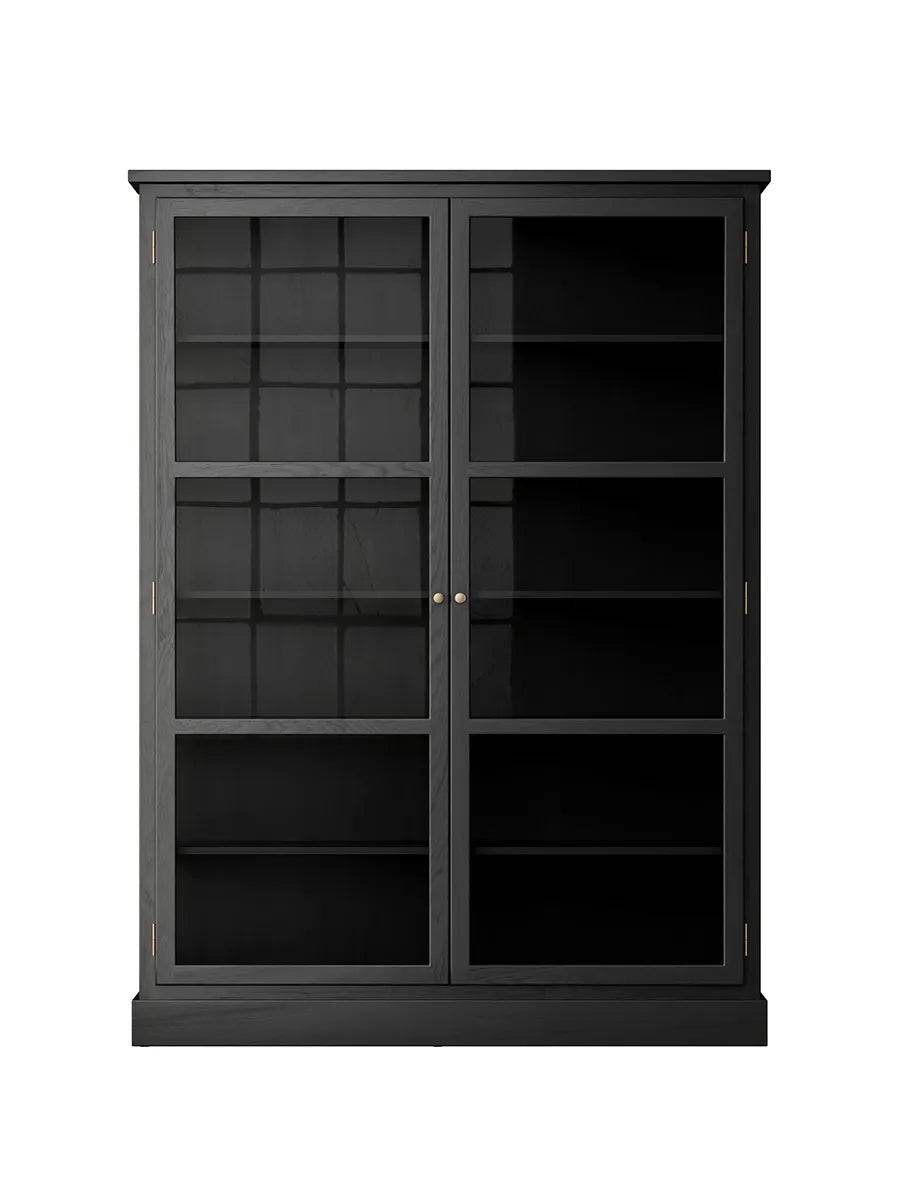Vitrineskab N2, dark oak fra Lindebjerg Design - Jacobsen Plus