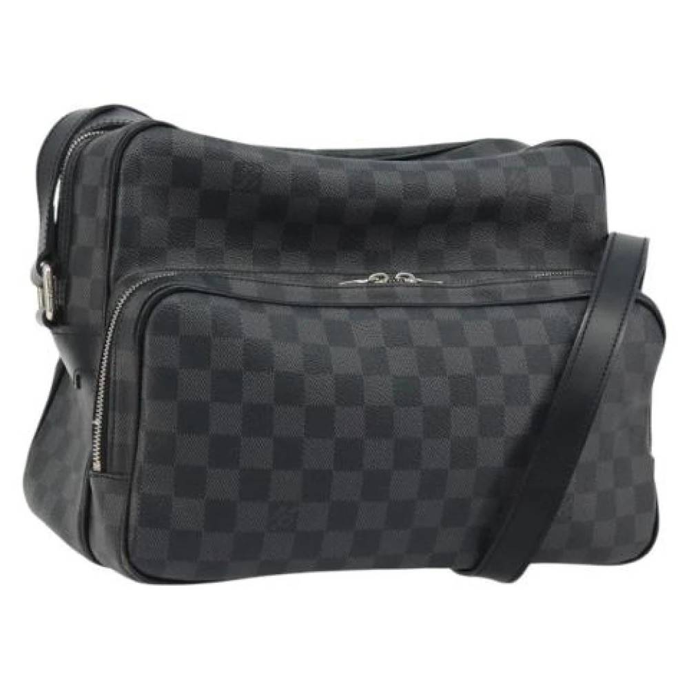 Louis Vuitton Vintage Pre-owned Damier Graphite Skuldertaske - Vintage - Dame - Grå - ONE SIZE - Uld