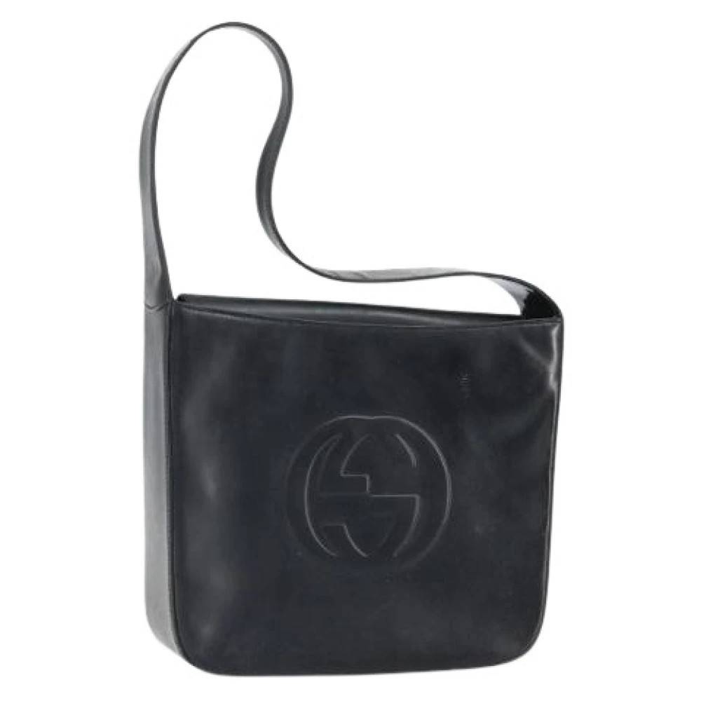 Gucci Vintage - Pre-owned Belagd Canvas Axelremsväska Vintage - Dam - ONE Size -