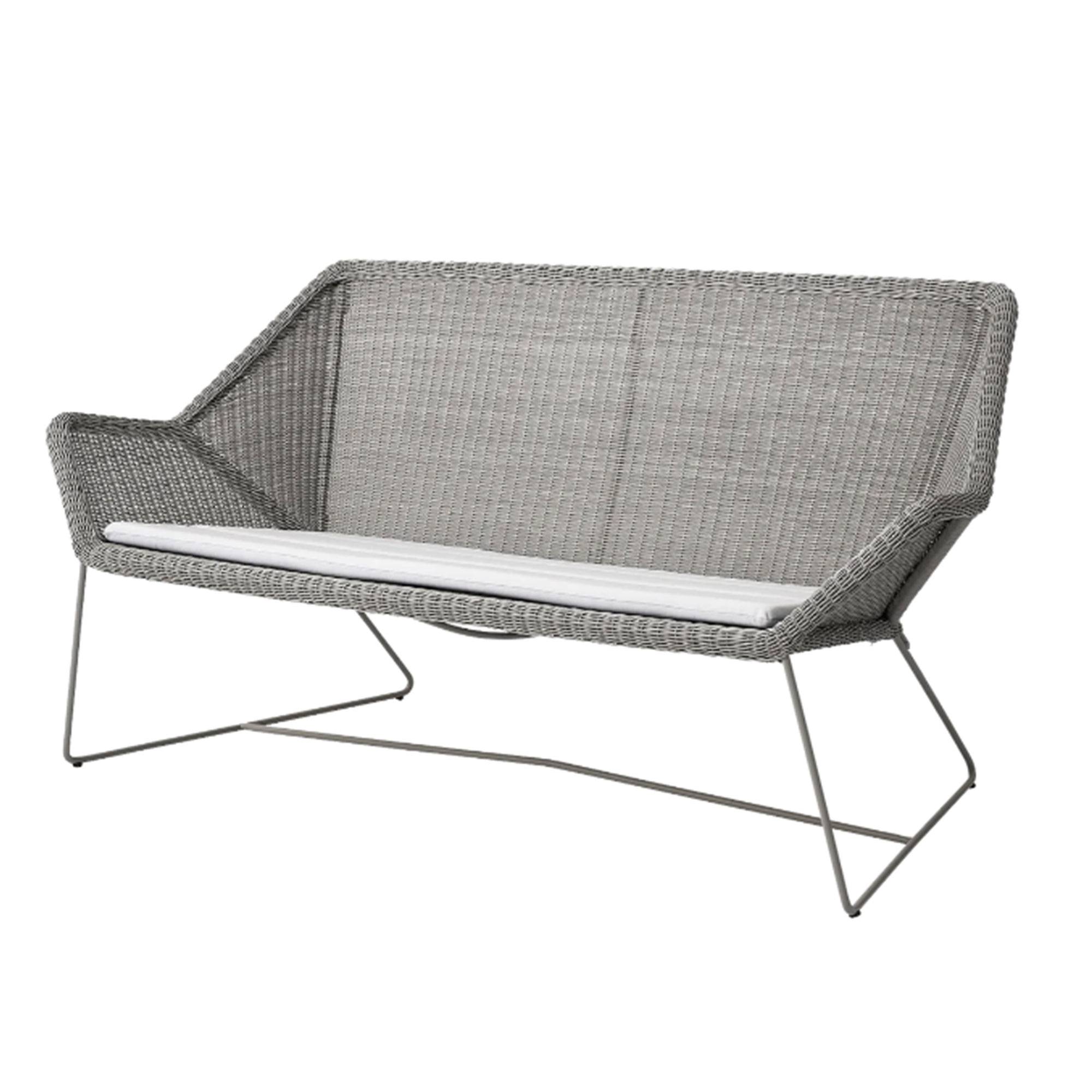 Breeze Loungesofa Taupe White, Cane-line Natté.