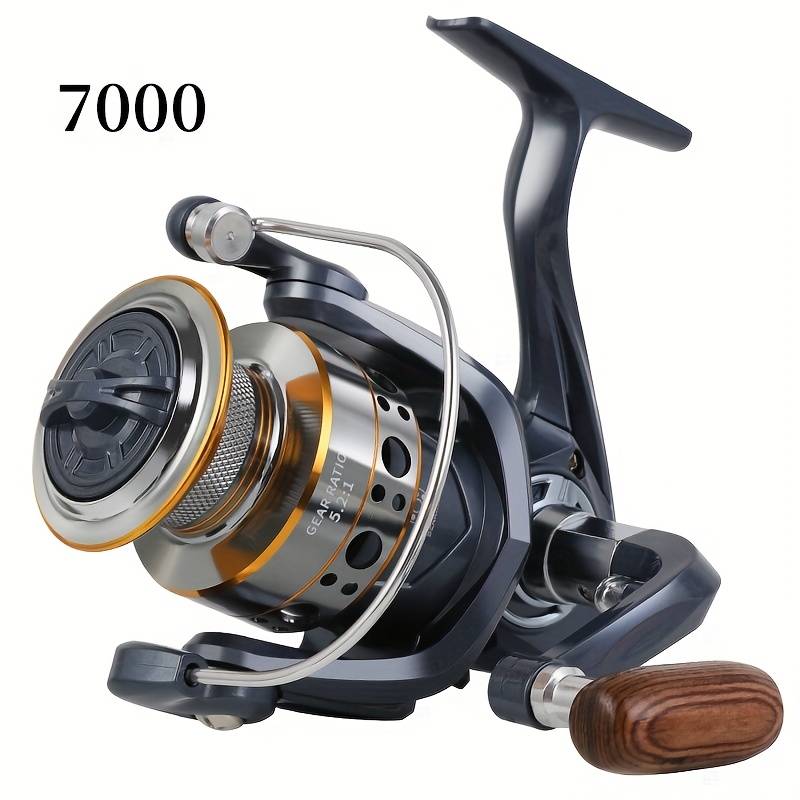 Billings 1000- Spinning Reel, 5.2:1 Gear Ratio, 12kg Max Drag, Rugged Body And Fold Rocker, Universal, For Types, Suitable For All Weather