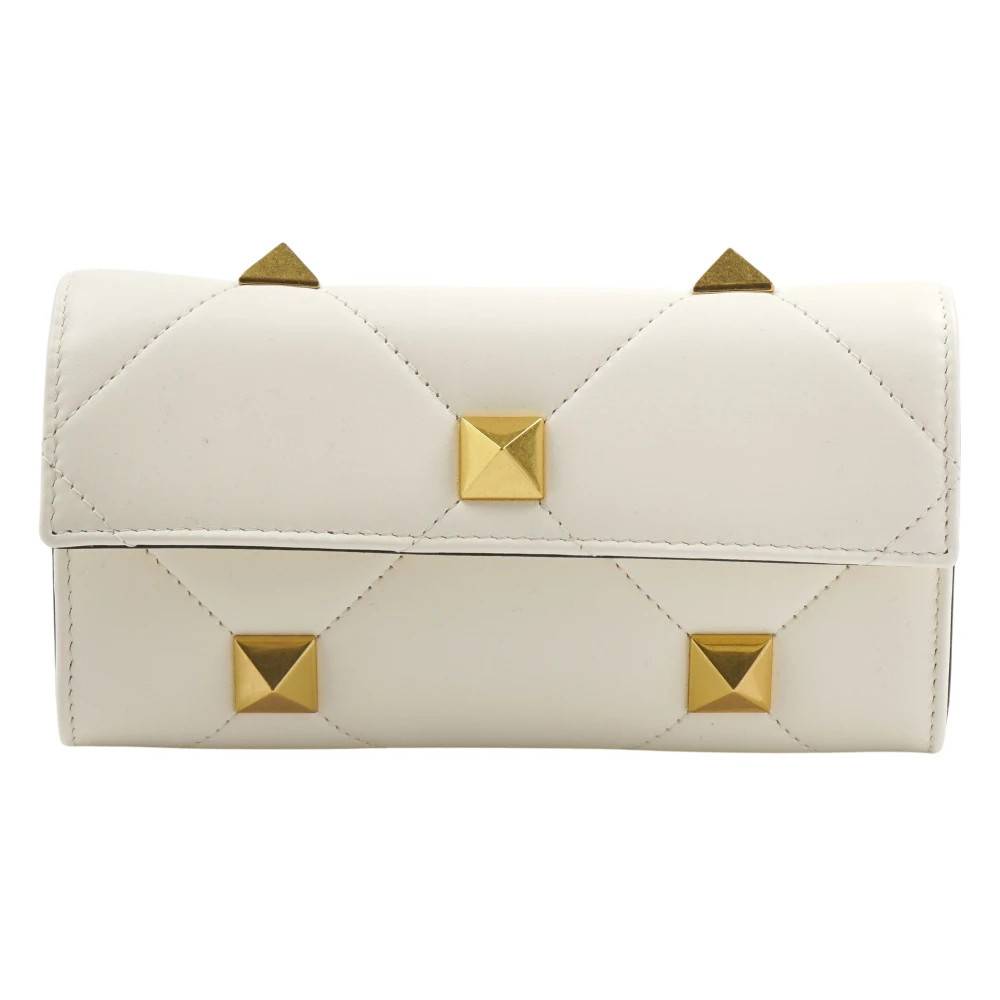 Valentino, Accessoarer , Dam, ONE Size, Läder, Roman Stud Plånbok i Nappaläder med Kedja