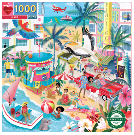 Pussel eeBoo 1000 pcs Miami EPZTMIA