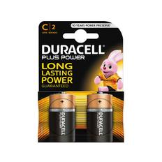 Batterier Duracell Plus Power C 2stk/pak