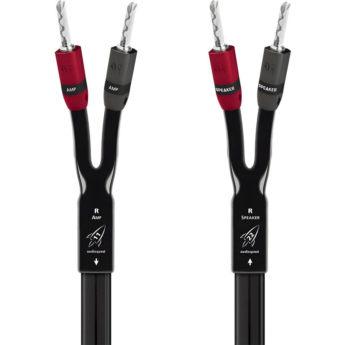 Audioquest Rocket 11 (2 x 4m) SureGrip 300 banan silver