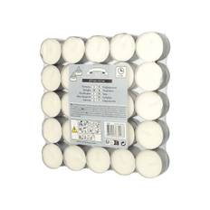 Värmeljus 4h, Ø 37.2 mm, 15.5 mm vit, 50-pack
