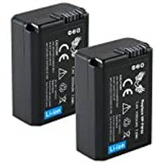 SK batteri Sony NP-FW50 1050 mAh, 2x Akku