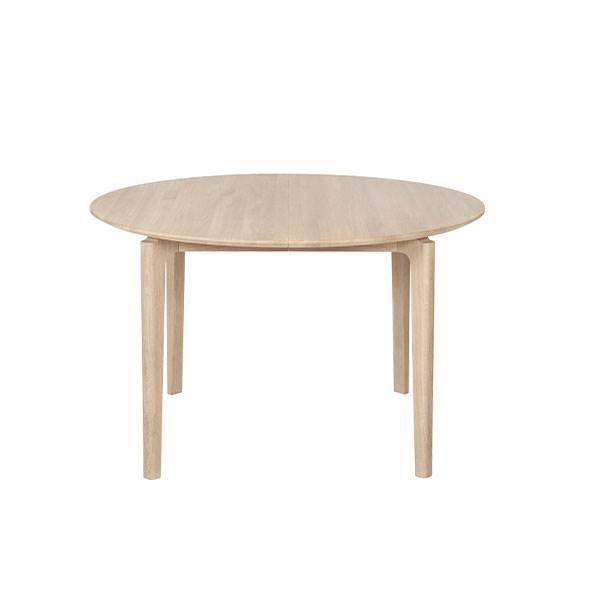 Haslev Ida spisebord - rundt - Ø120 cm - sæbebehandlet eg