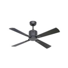 CasaFan ECO NEO III 103 BG-WN/SI WiFi Flügel Wenge/Silber Loftsventilator Basaltgrå med fjernbetjening, Timer, Vinterdrift, App-styret